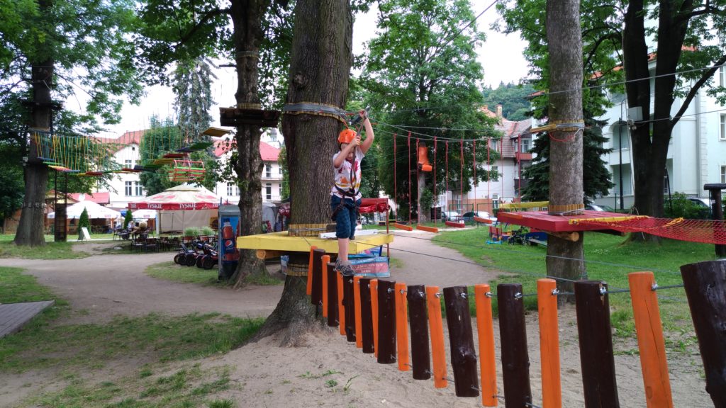 lanový park Kudowa Zdroj